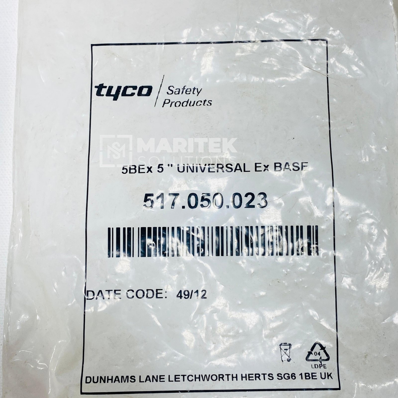 2. 5BEx 5 New (4) Tyco 5BEx 5″ (517.050.023) Universal Ex Base