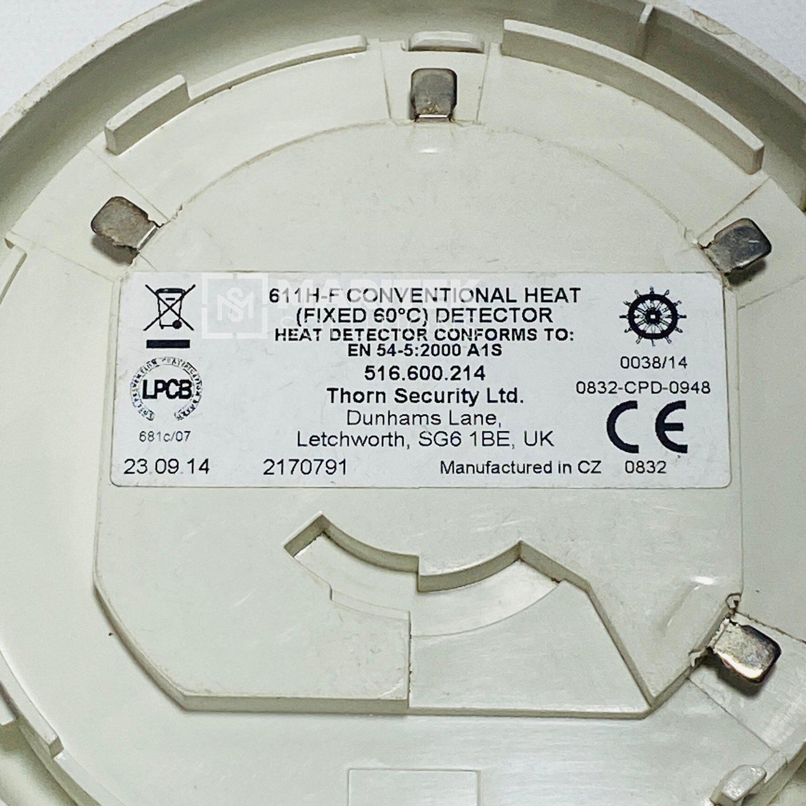 2. 611H-F (3) Tyco 611H-F Conventional Heat Detector