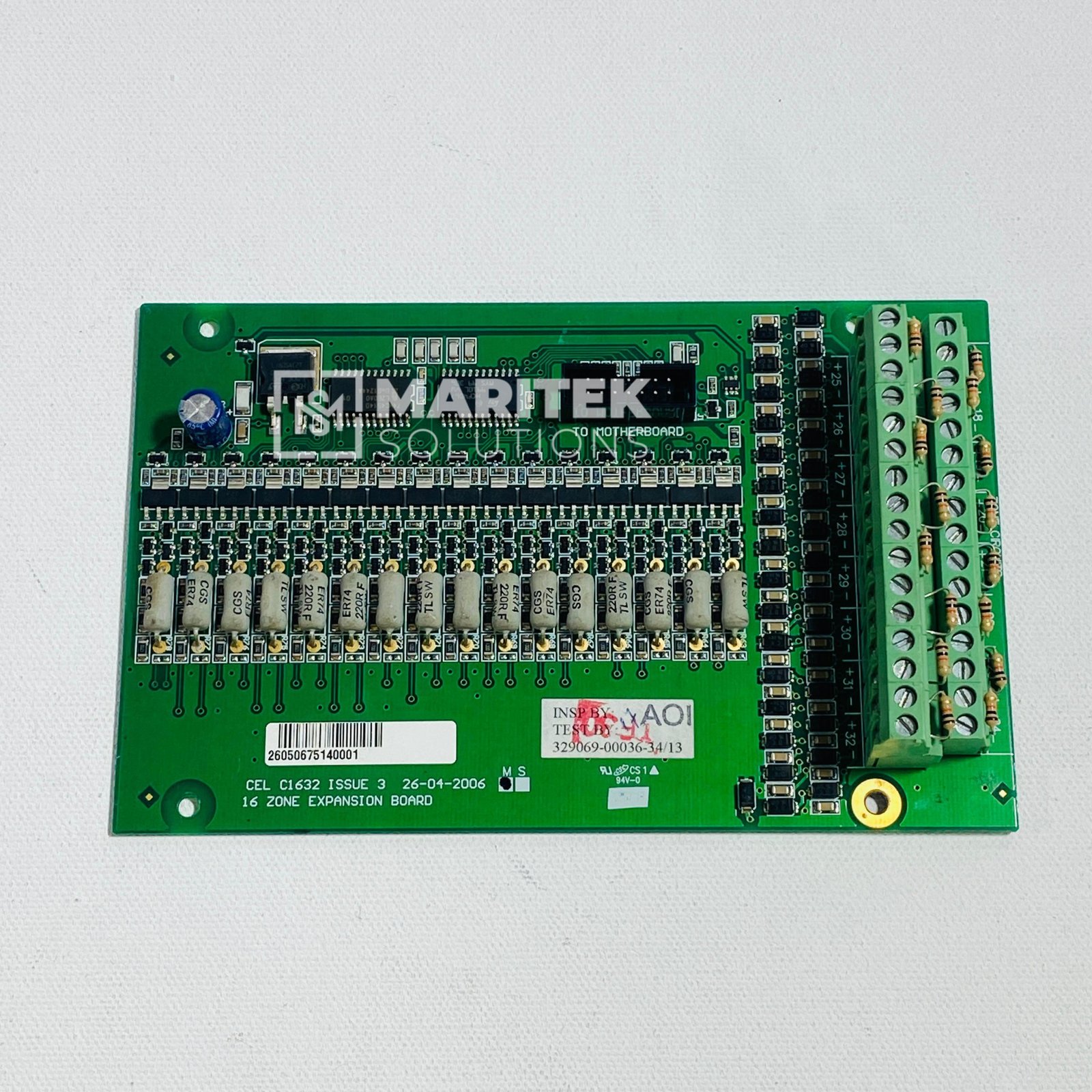 Tyco CEL C1632 Issue3 16-zone expansion board