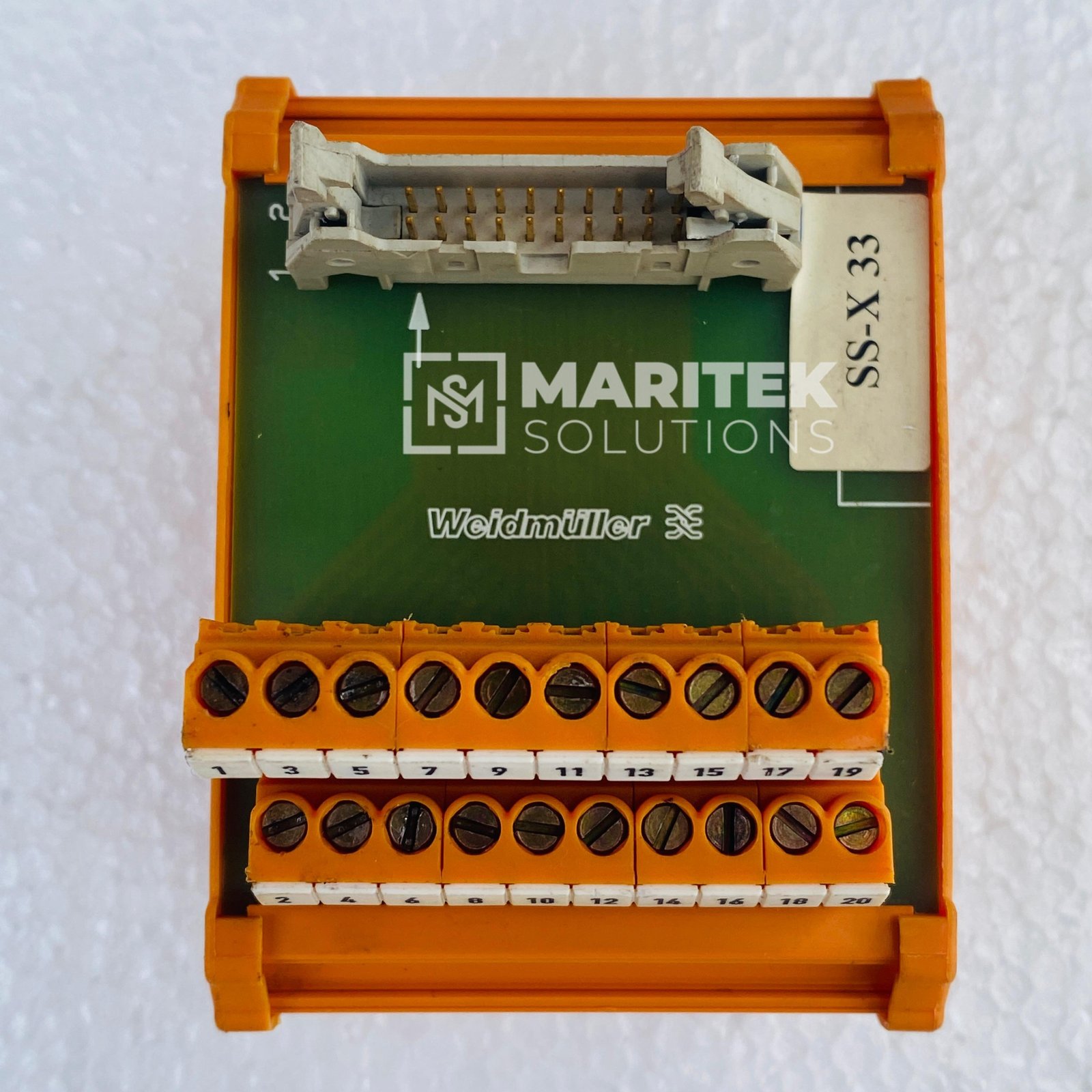 20. 405404-0 (1) Weidmuller 405404-0 Relay Interface module