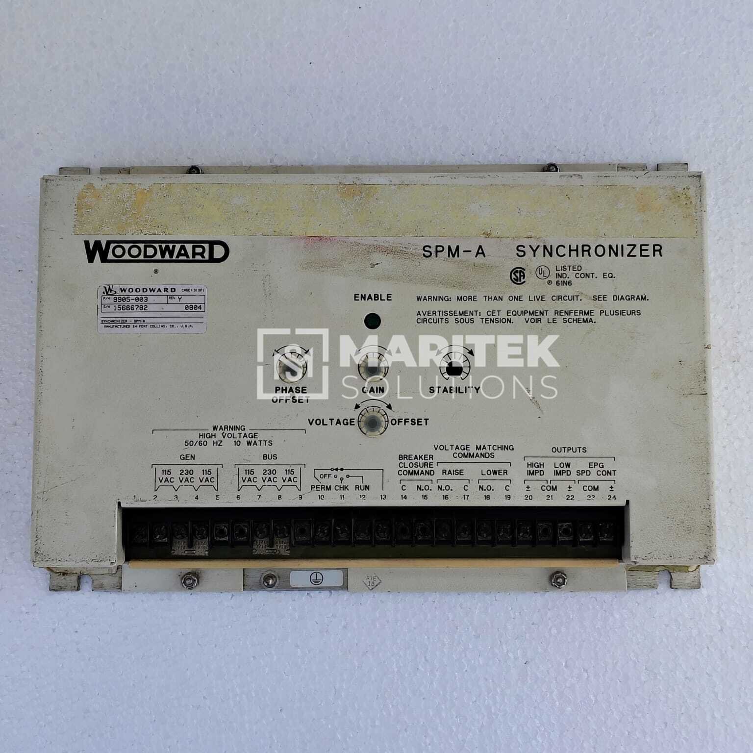 Woodward 9905-003 SPM-A Synchronizer