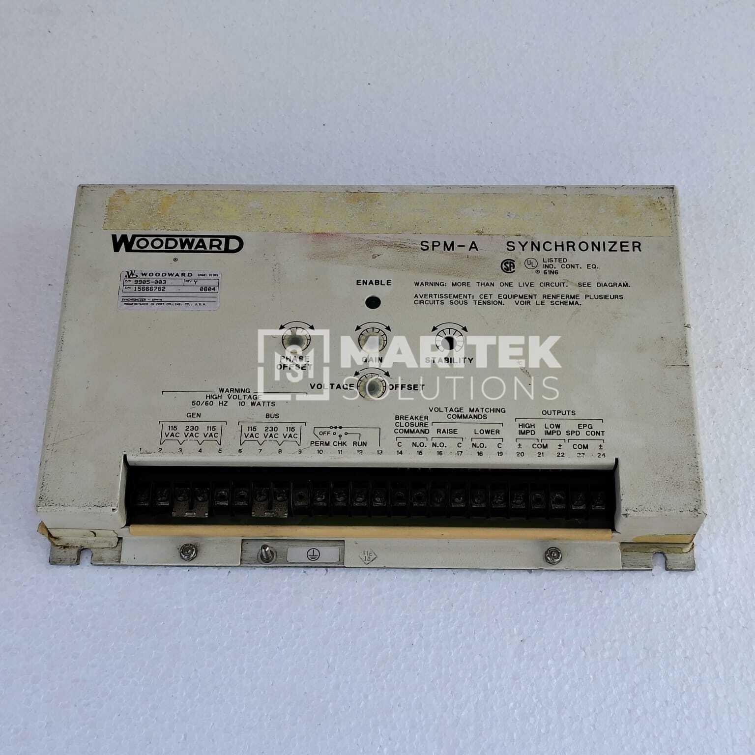 21. SPM-A (5) Woodward SPM-A (9905-003 Synchronizer