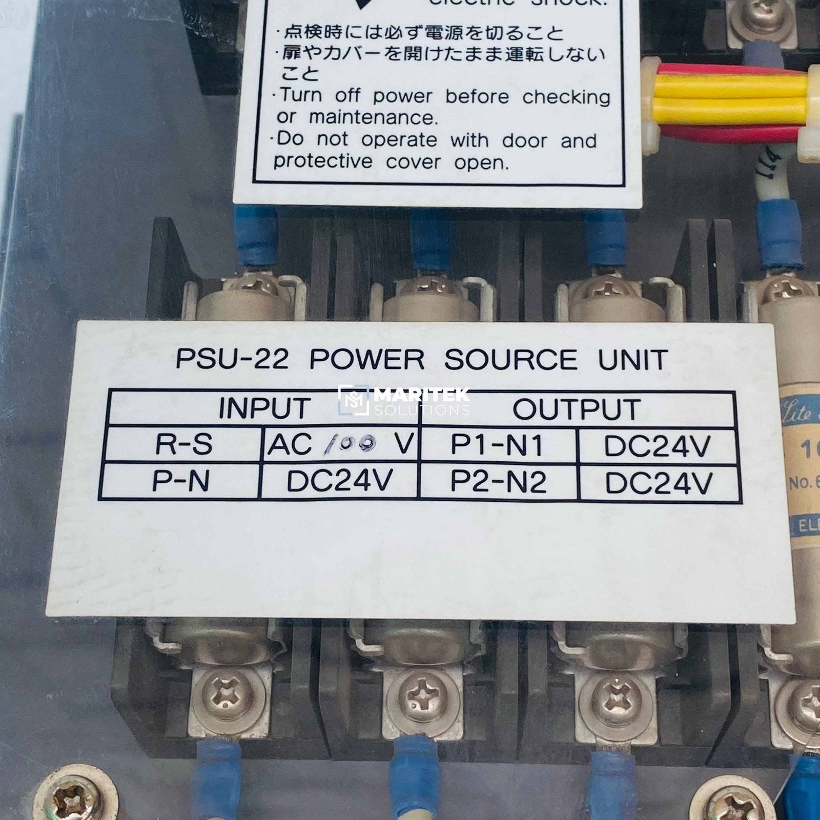 23. PSU-22 (1) copy NABCO PSU-22 Power Source Unit