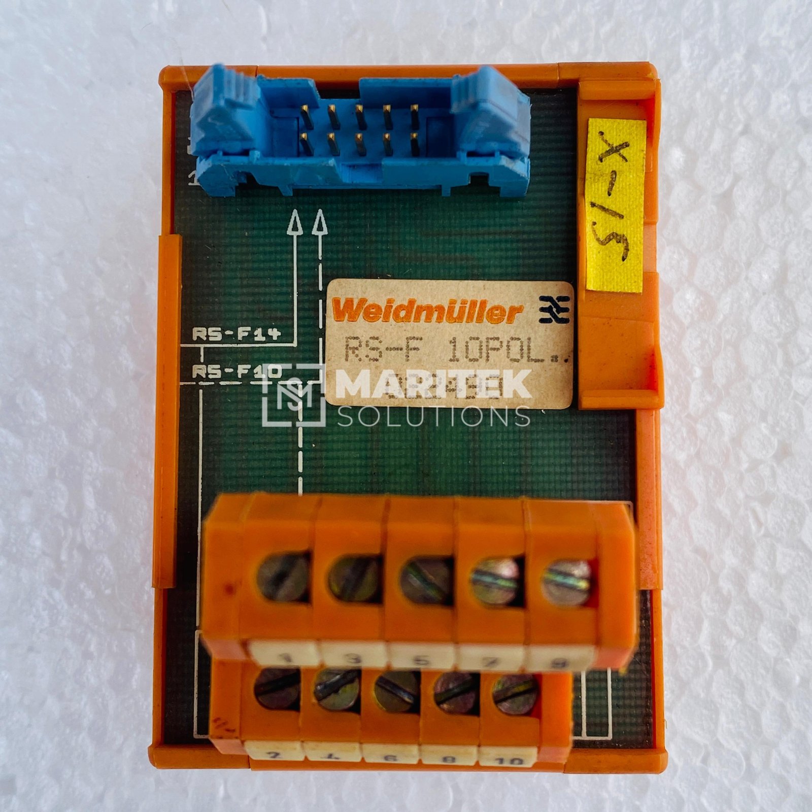 24. 022490 (4) Weidmuller RS-F 10POL (022490) Interface module