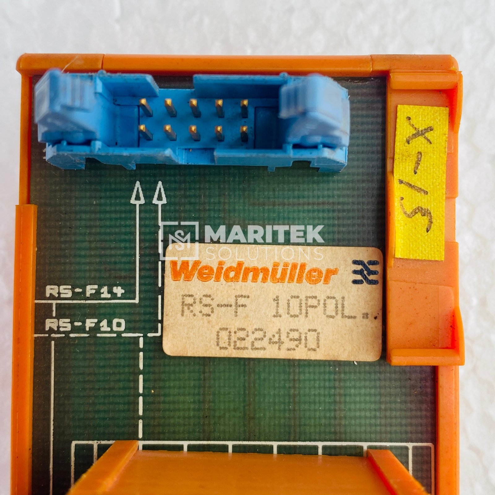 24. 022490 (5) Weidmuller 022490 RS-F 10POL Interface module