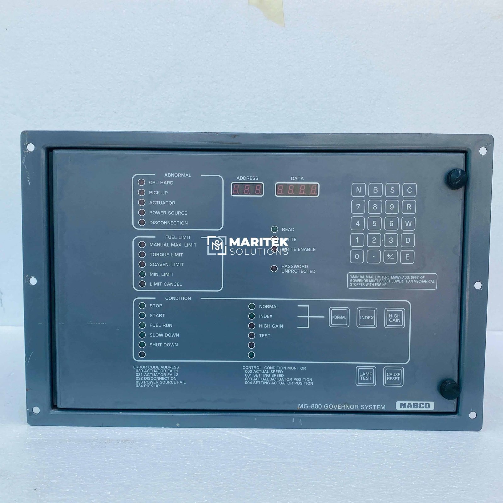 26. MG-800 (1) copy NABCO MG-800 Governor system