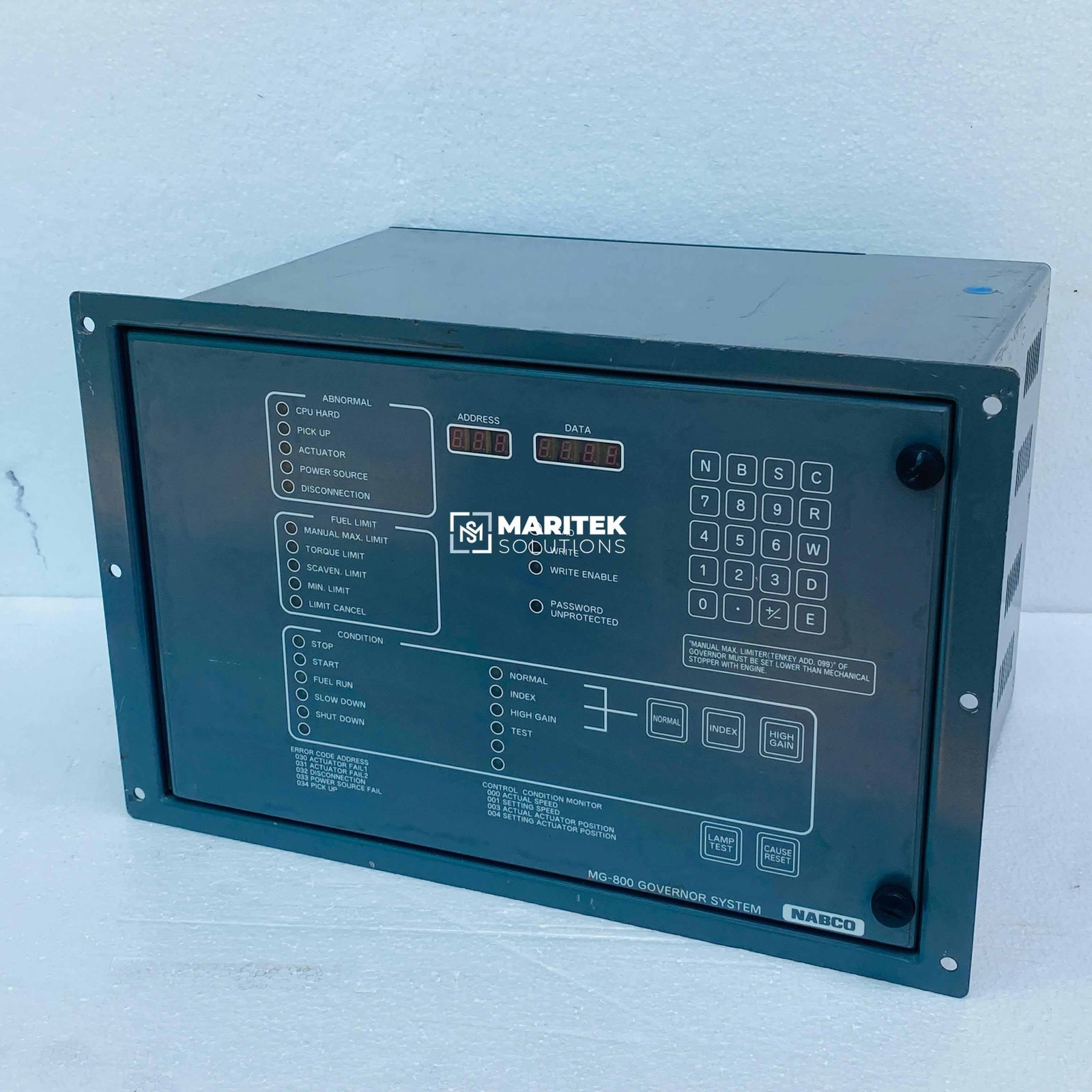 26. MG-800 (2) copy NABCO MG-800 Governor system