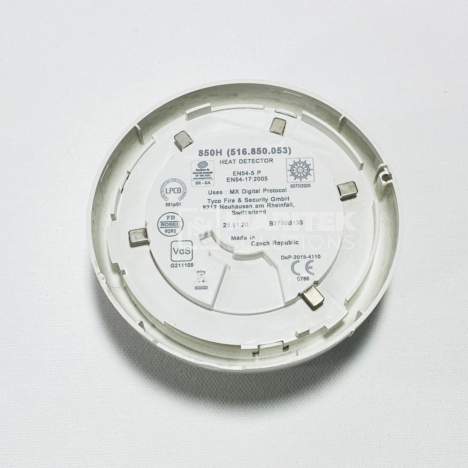 3. 850H – New (2) Tyco 850H Fire & Security Heat Detector (516.850.053)