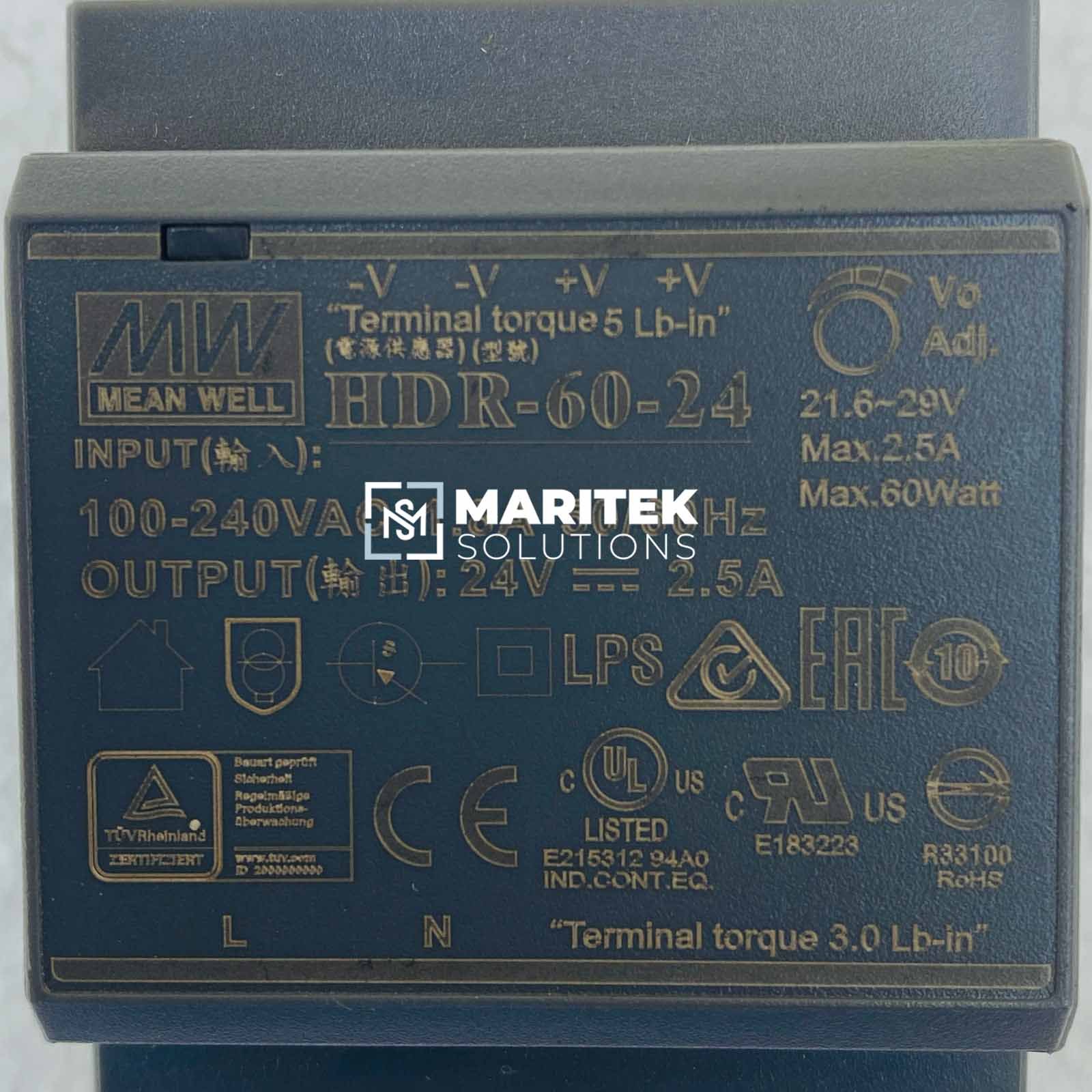 3. HDR-60-24 (4) copy Mean Well HDR-60-24 SMPS Power Supply