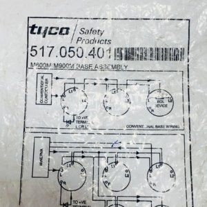 Tyco M600/M900 Detector base