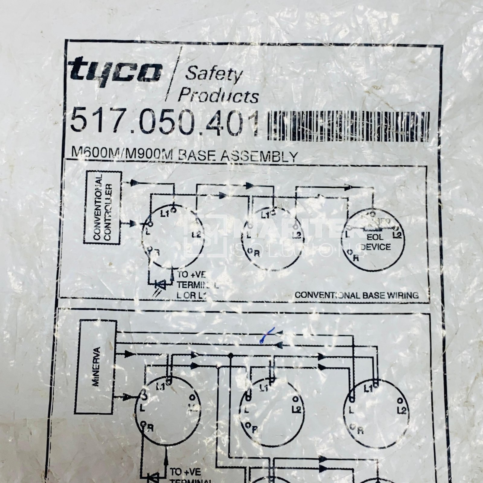 3. M600M-M900M (4) Tyco M600/M900 Detector base
