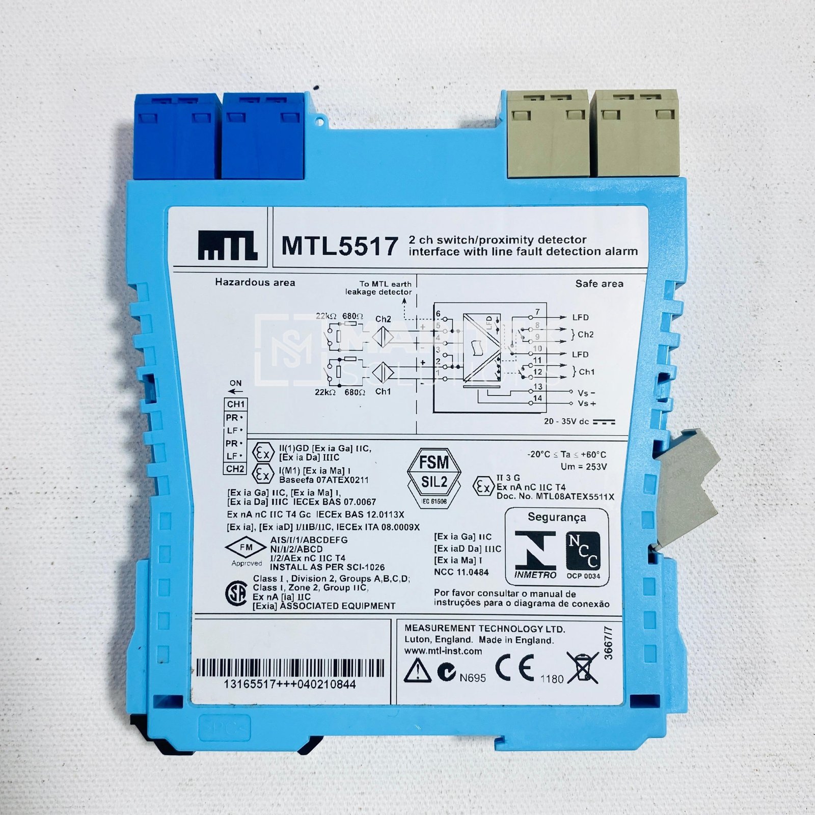 3. MTL5517 (2) MTL 5517 Two-channel switch/proximity detector interface
