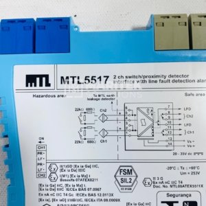MTL 5517 Two-channel switch/proximity detector interface