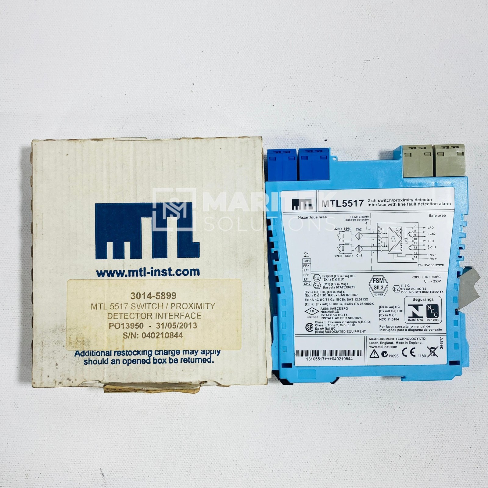 3. MTL5517 (5) MTL 5517 Two-channel switch/proximity detector interface