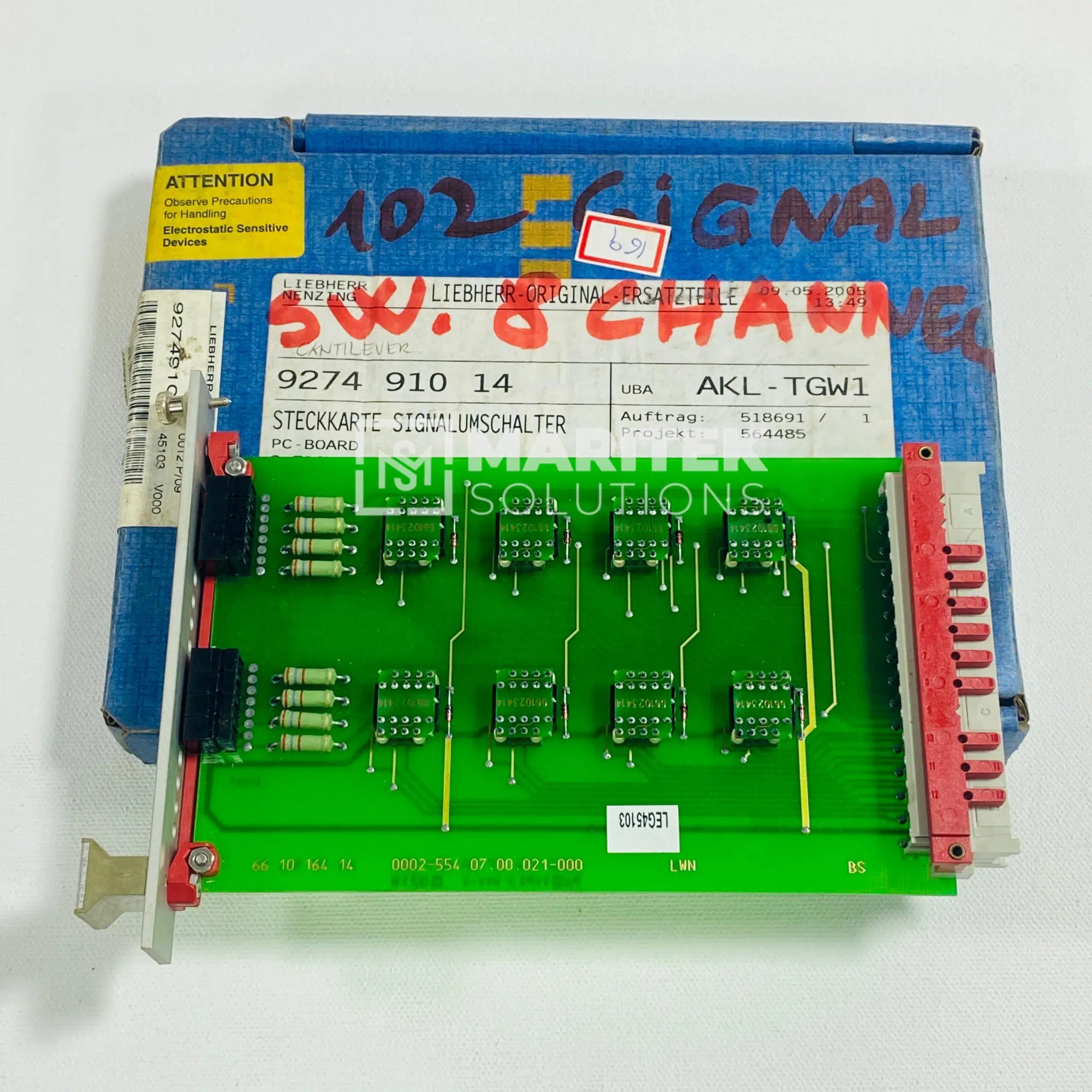 Liebherr 927491014 PCB circuit card