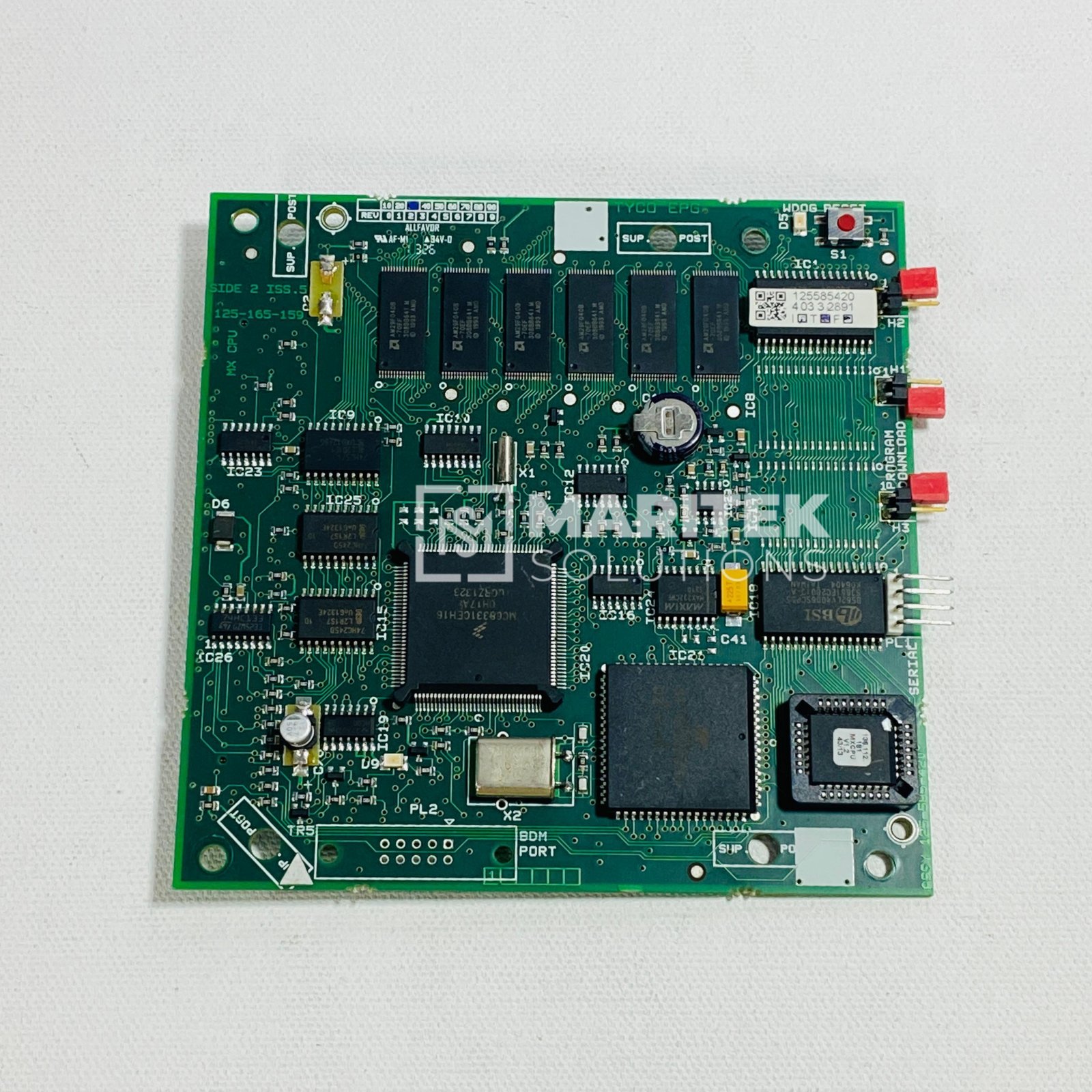 Tyco 125-165-159 MX CPU PCB card