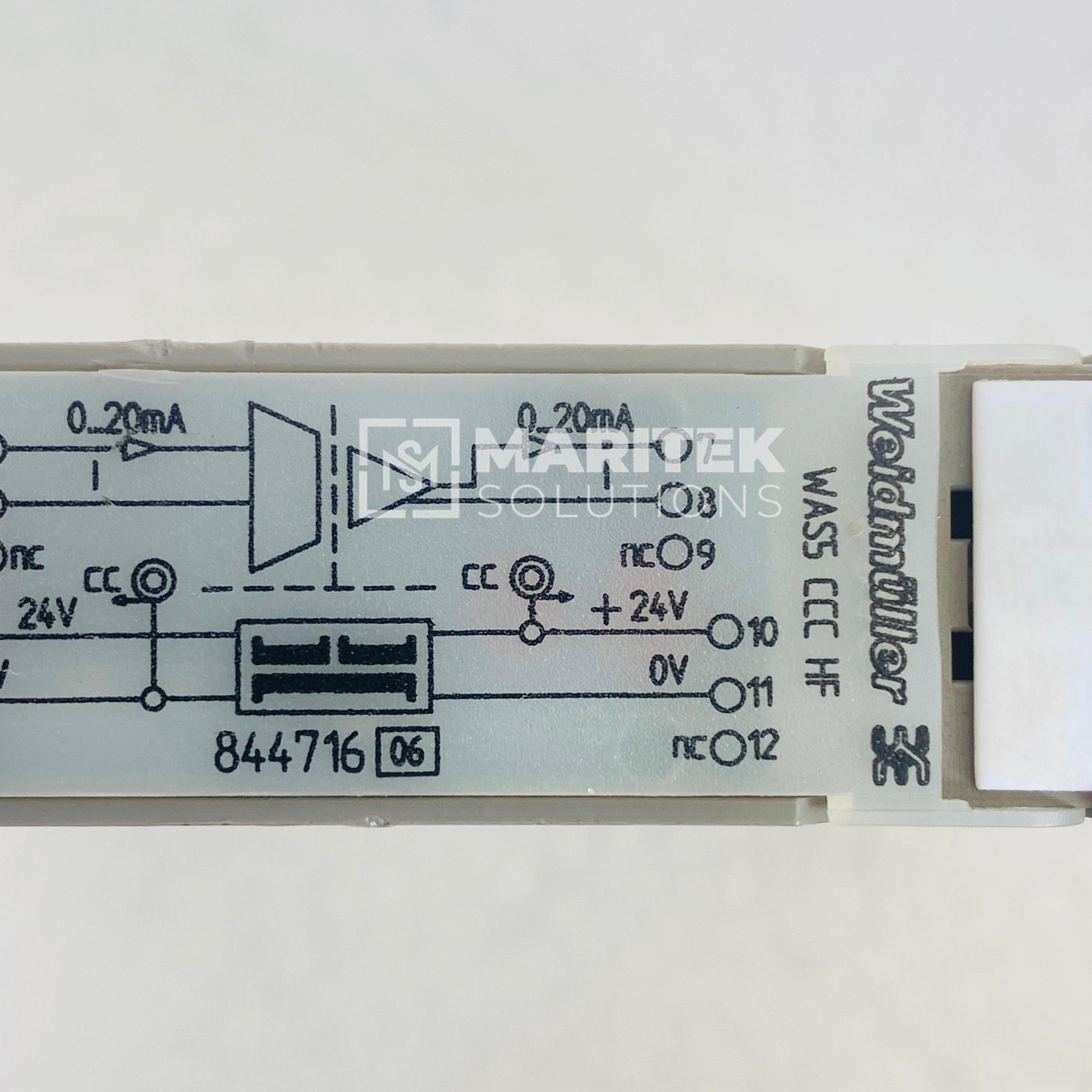 4. 844716 06 (4) Weidmuller WAS5 CCC DC (844716 Signal isolator or conditioner