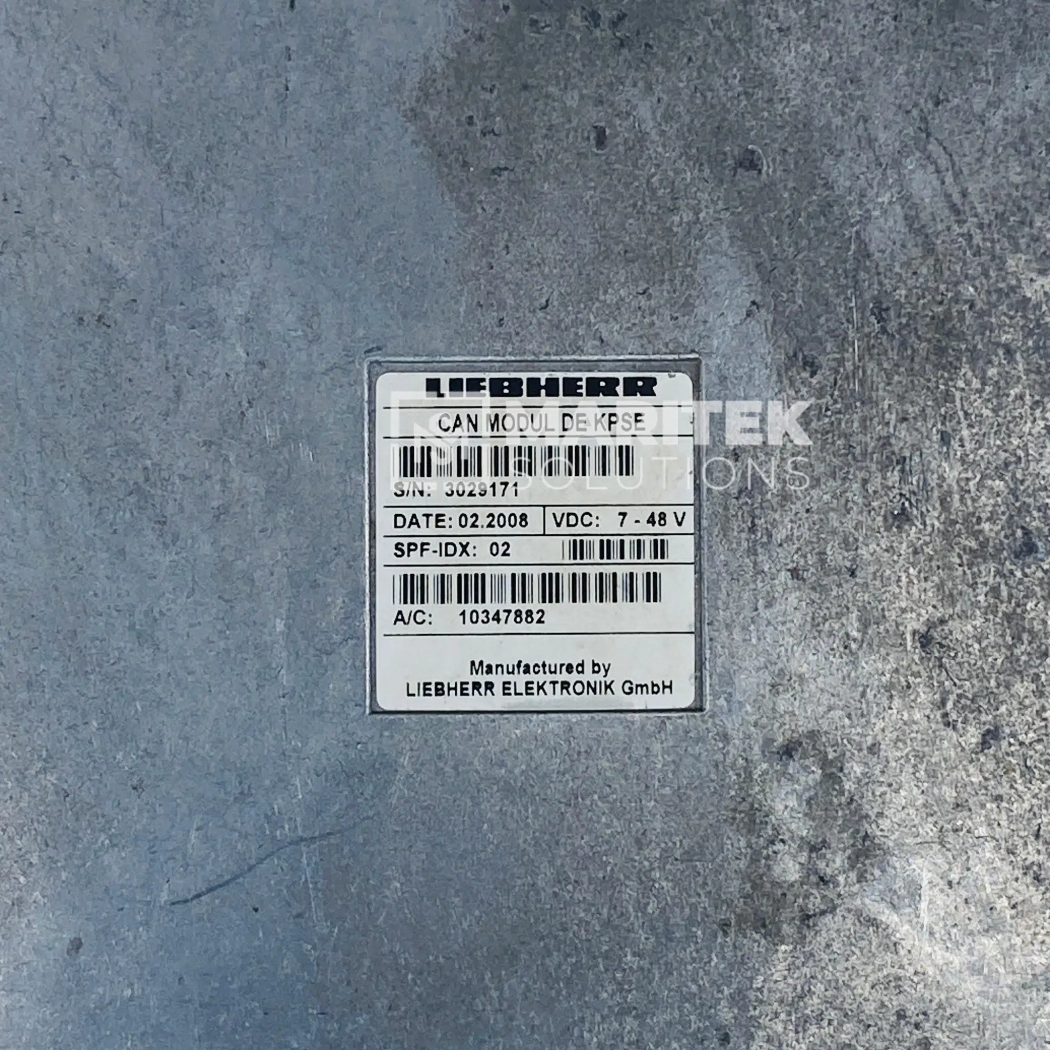 Liebherr 10347882 CAN Module DE KPSE