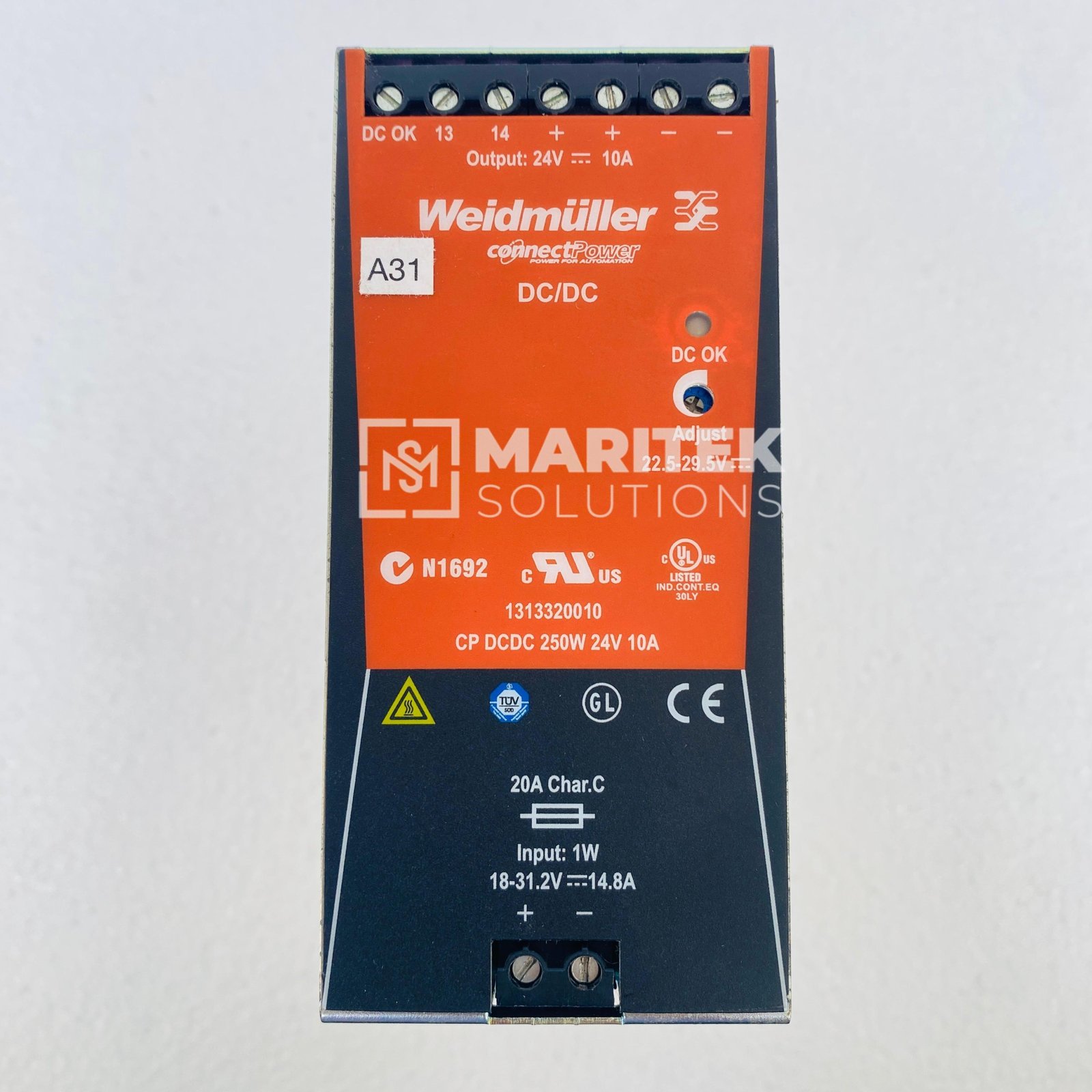 5. CP DCDC (5) Weidmuller 13133200-10 DIN Rail Power Supply