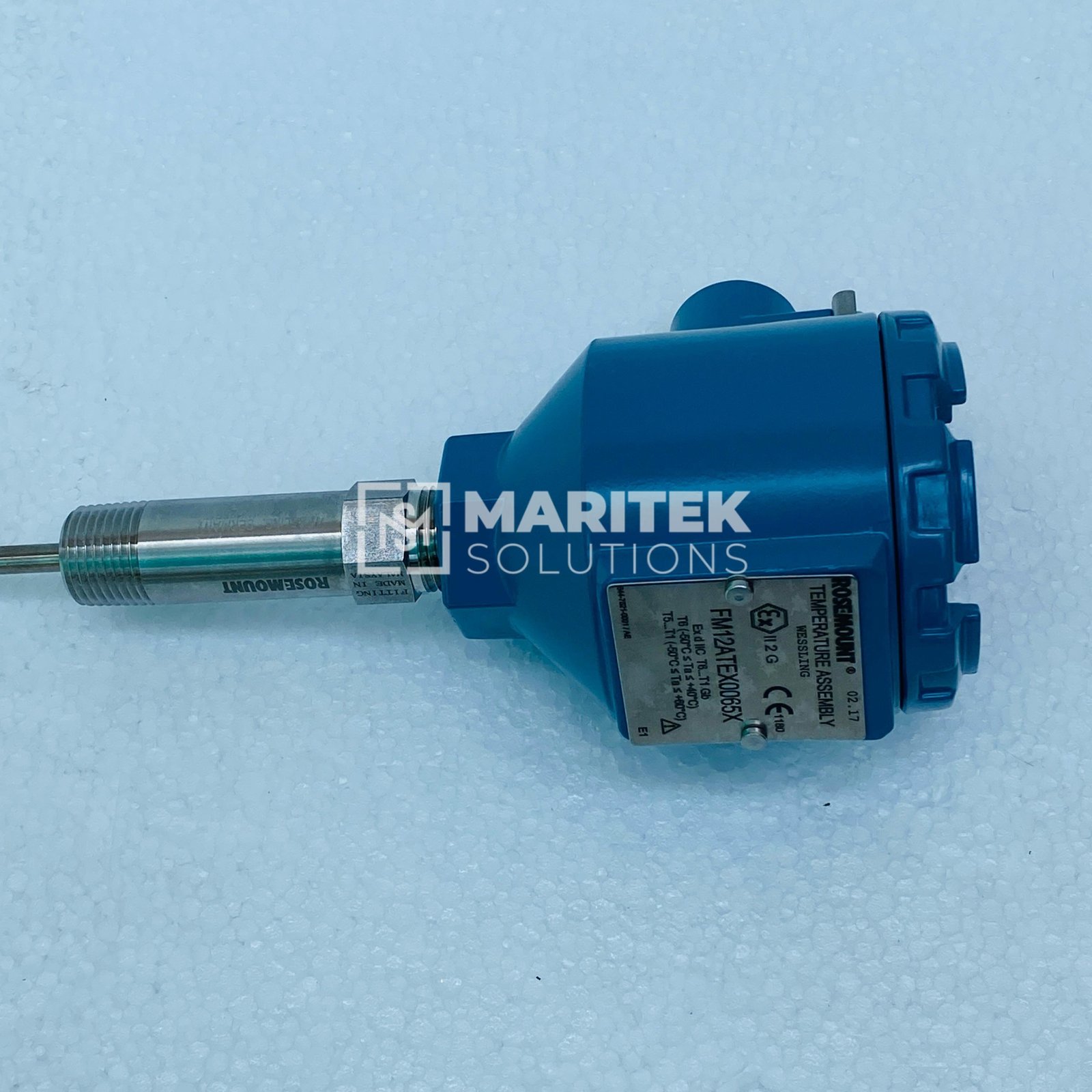 5. FM12ATEX0065X (2) Rosemount 0065D32N0000N0125E1TB Temperature Sensor