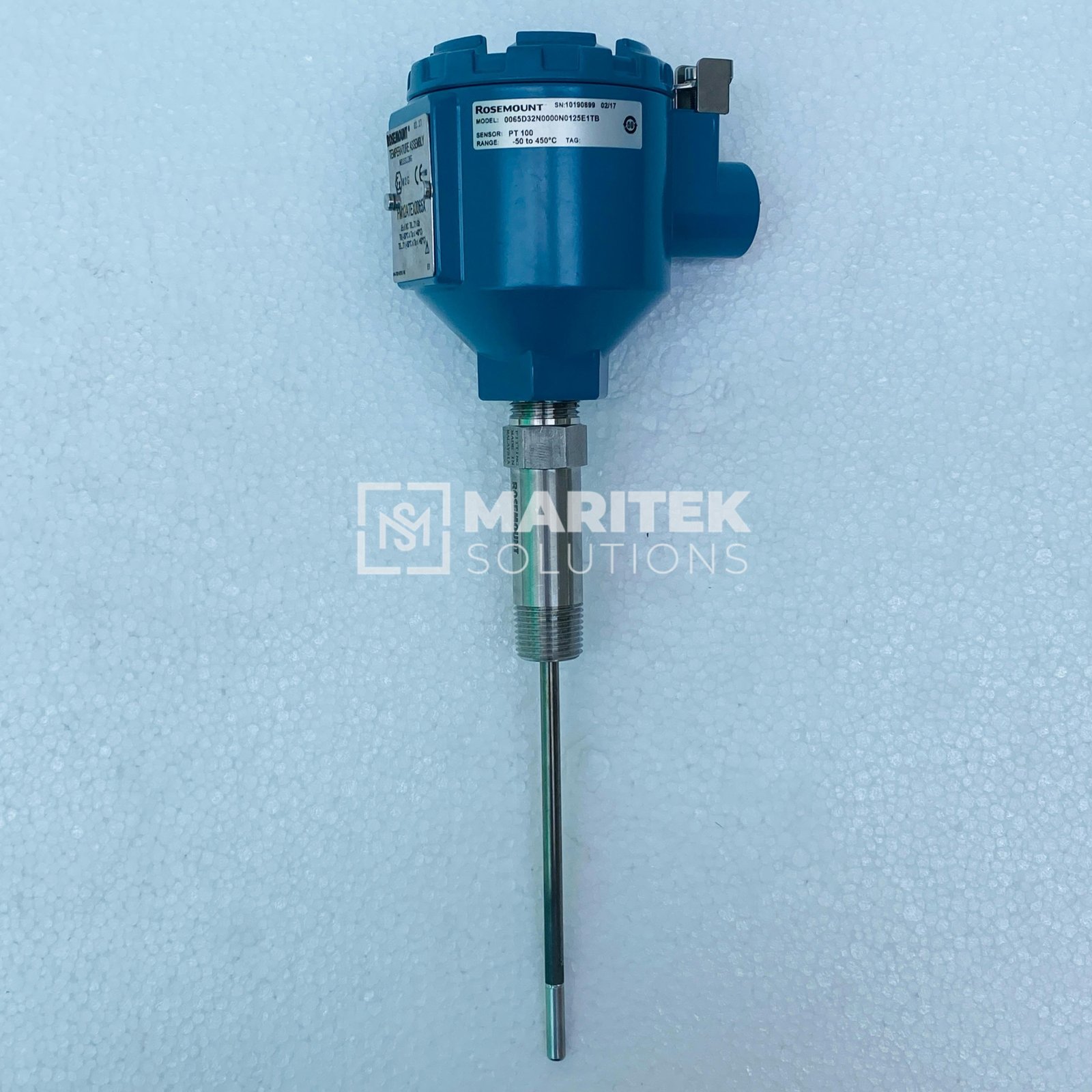 5. FM12ATEX0065X (3) Rosemount 0065D32N0000N0125E1TB Temperature Sensor