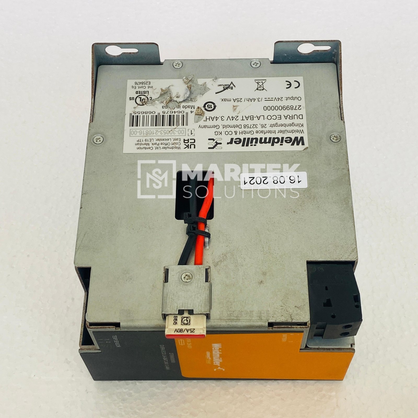 6. DURA ECO LA-BAT (2) Weidmuller 2789900000 24V 3.4AH Battery module