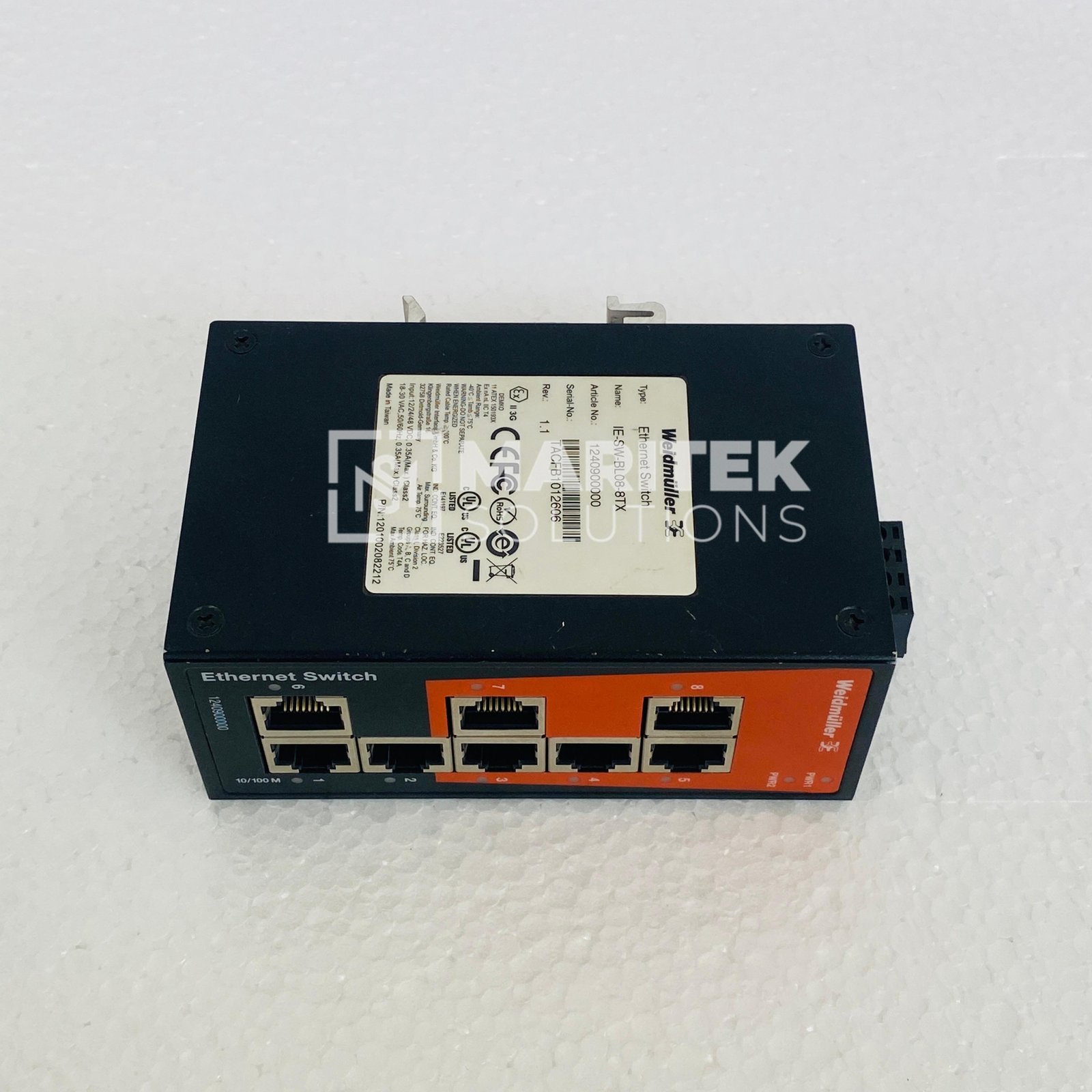 7. IE-SW-BL08-8TX (2) Weidmuller IE-SW-BL08-8TX Industrial Ethernet Switch