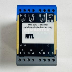 MTL 2213 3-channel switch/proximity detector relay