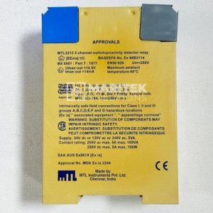 MTL 2213 3-channel switch/proximity detector relay