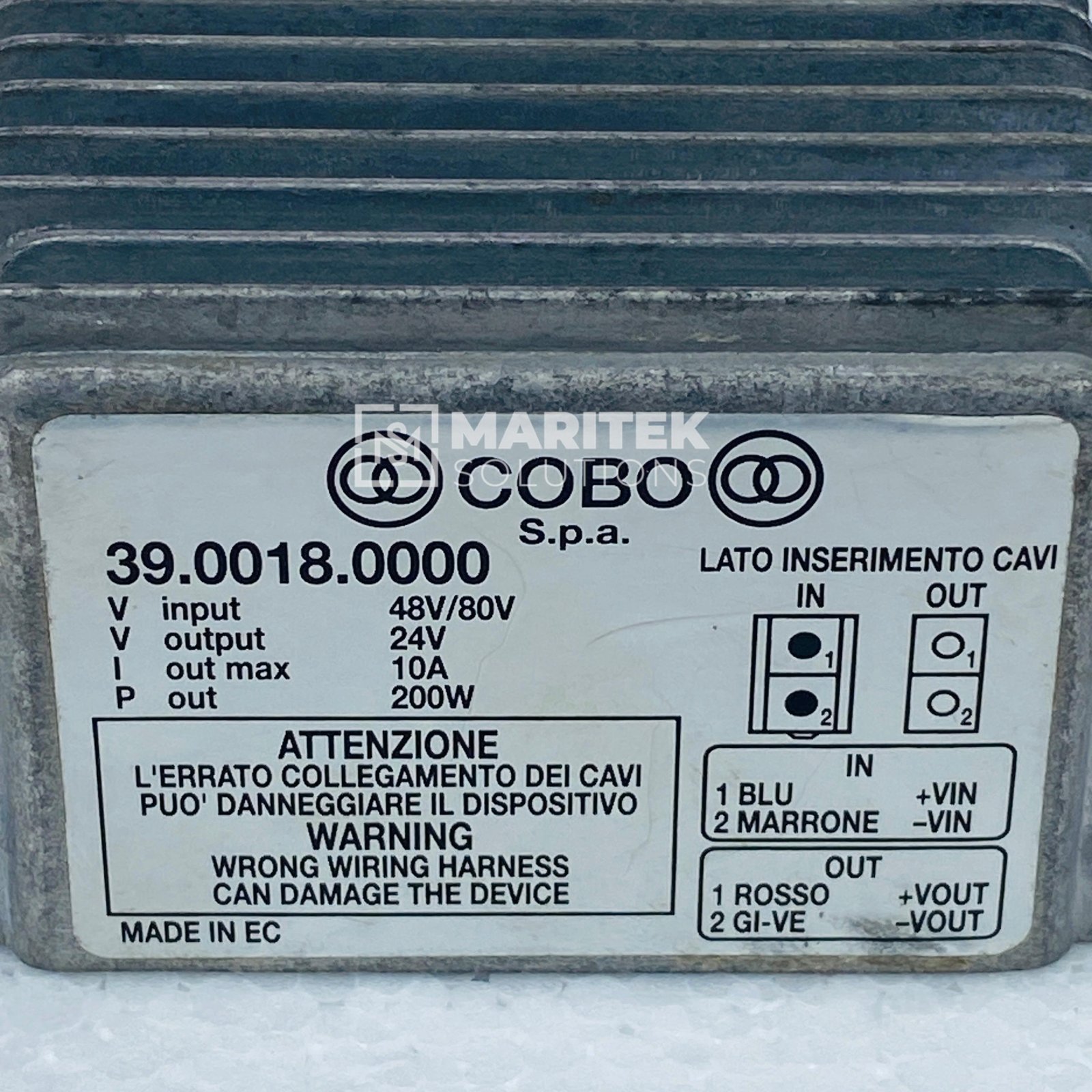 8. 39.0018.0000 (2) COBO 39.0018.0000 Voltage converter
