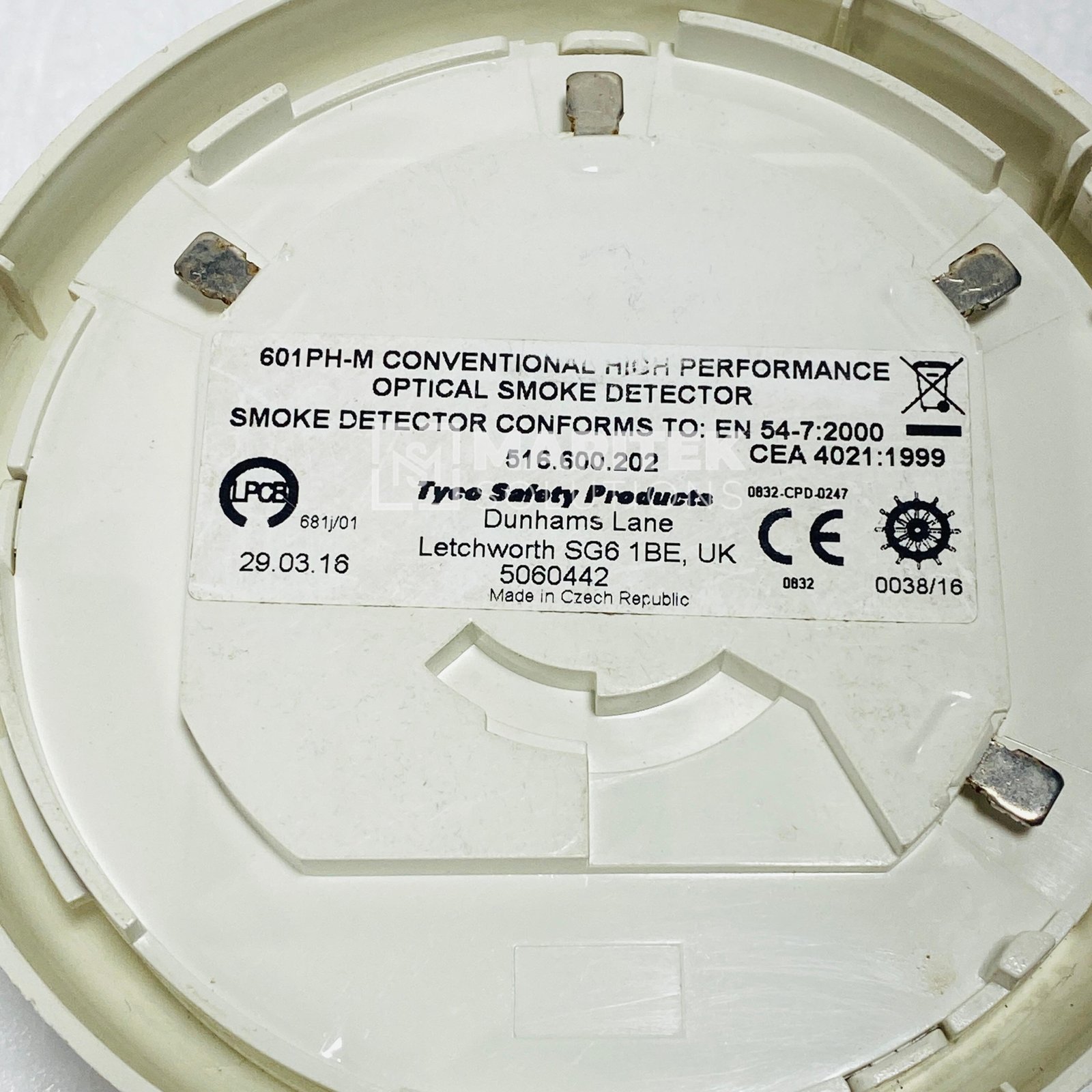 8. 601PH-M (1) Tyco 601 PH-M Conventional high-performance optical smoke detector