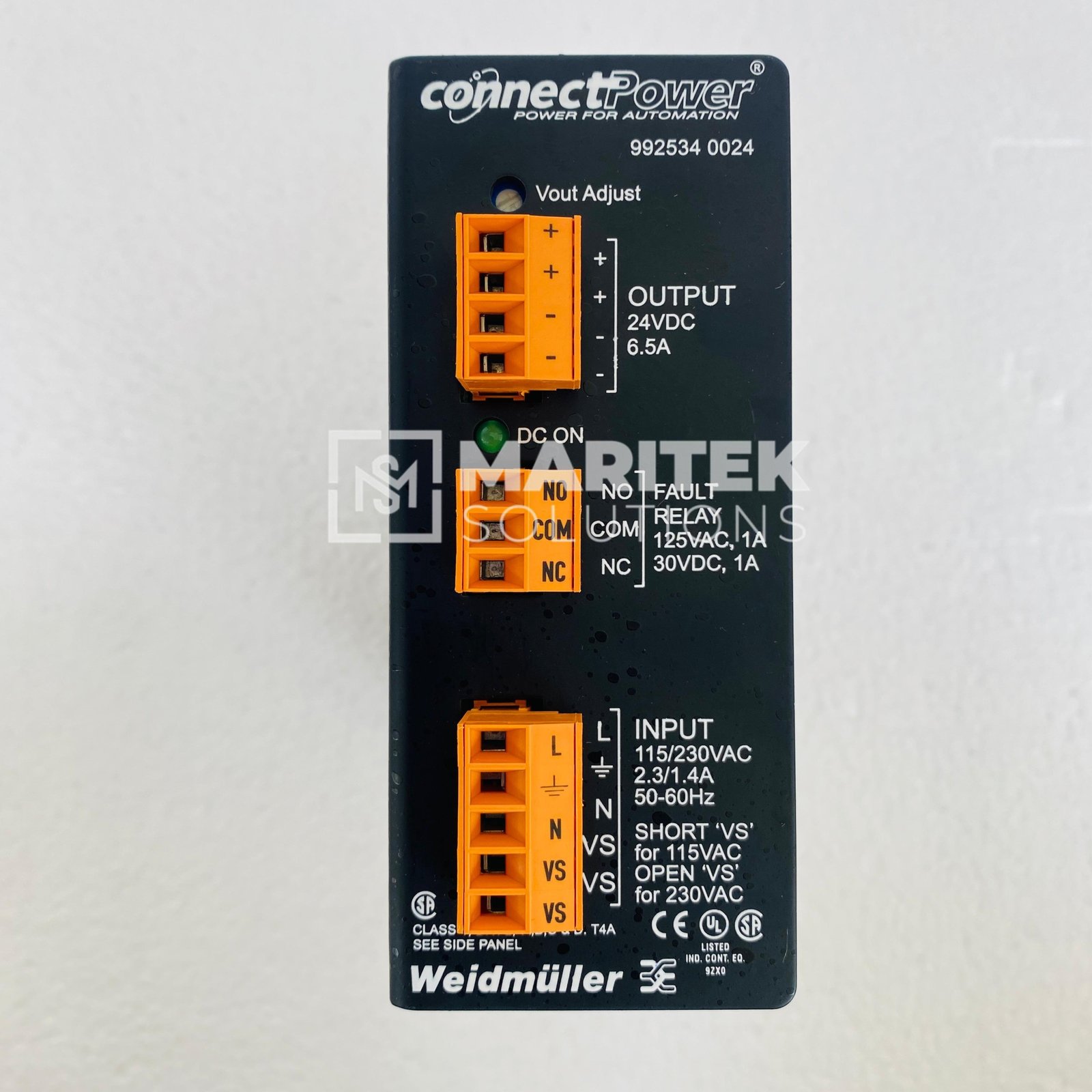 8. 9925340024 (New) (1) Weidmuller 992534-0024 Connect Power power supply module