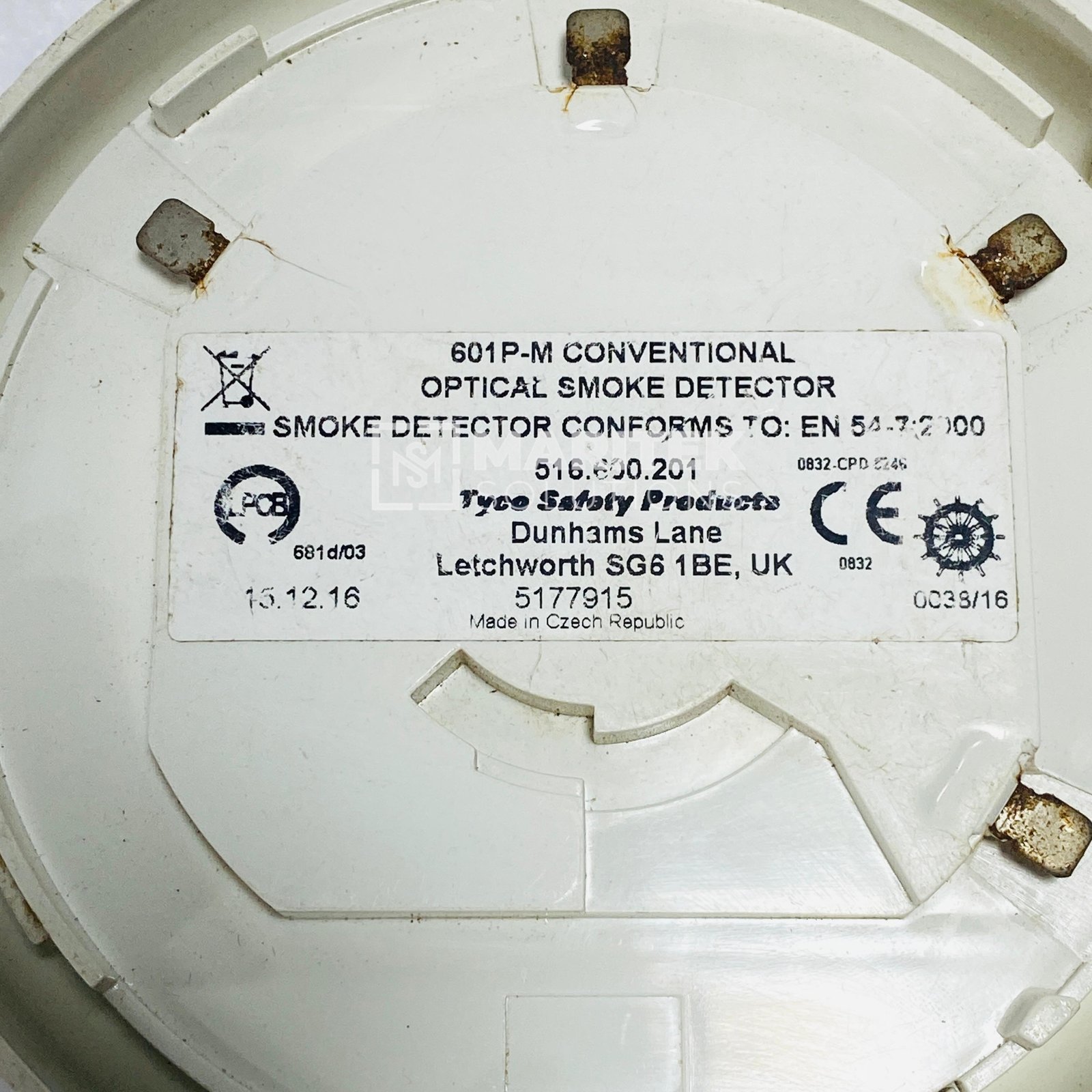 9. 601P-M (1) Tyco 601P-M Conventional Optical Smoke Detector