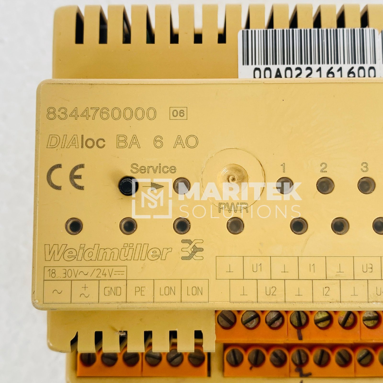 9. DIAlocBA 6 AO (4) Weidmüller DIAloc BA 6 AO (8344760000 Analog output module