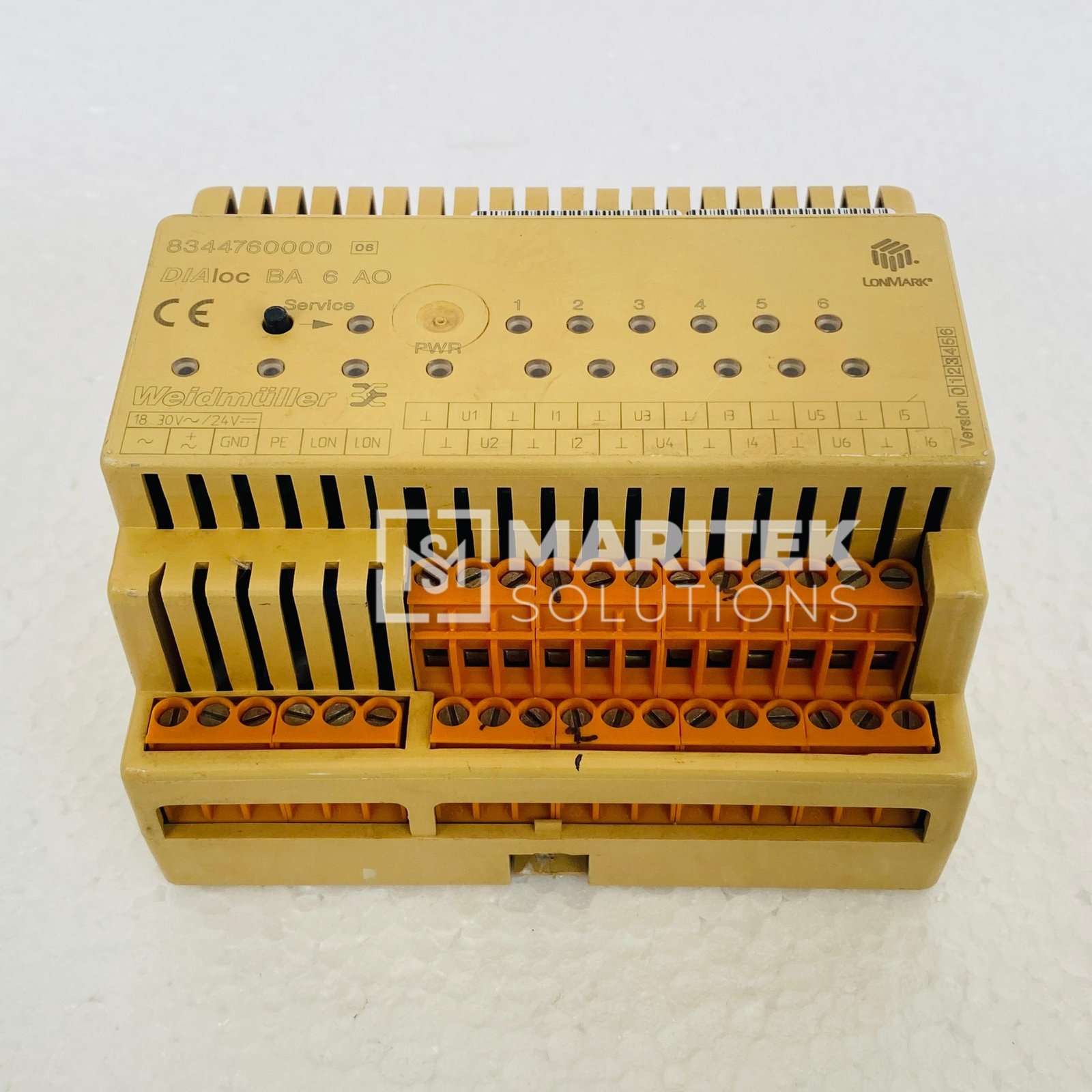 9. DIAlocBA 6 AO (5) Weidmüller DIAloc BA 6 AO (8344760000 Analog output module