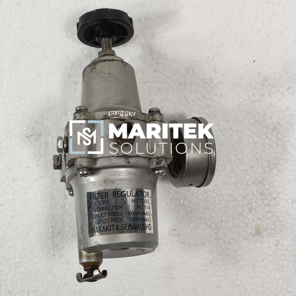 Nakakita (4) Nakakita Seisakusho NS770C Filter Regulator With Gauge