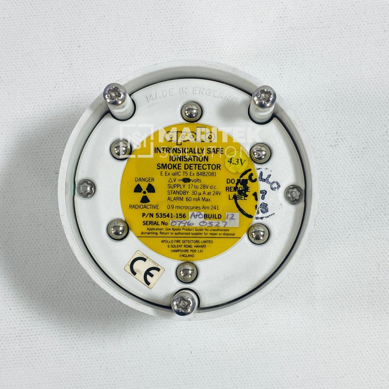 1. 53541-156 APO (New) (7) Apollo 53541-156-APO Ionisation Smoke Detector