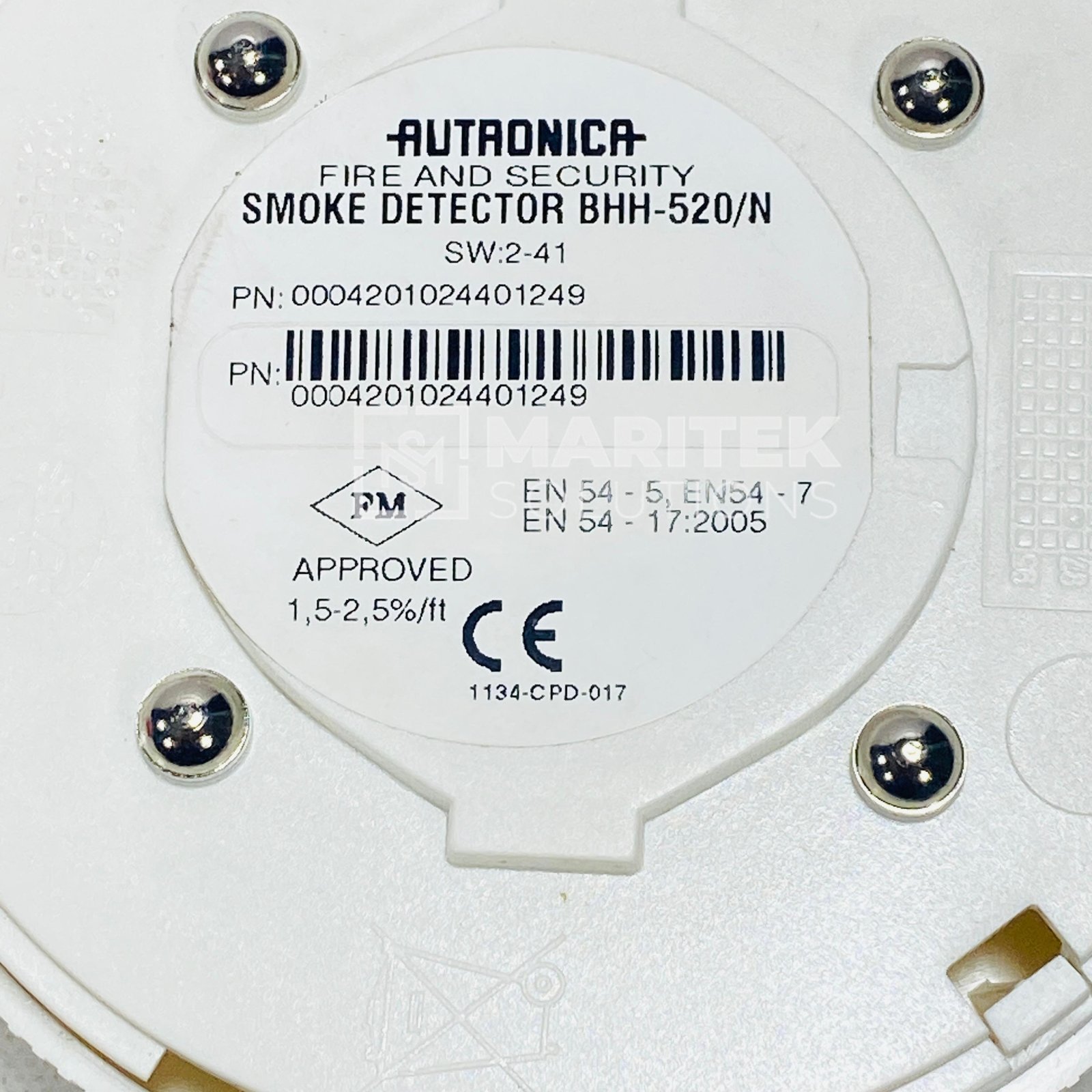 1. BHH-520-N (1) Autronica BHH-520/N fire and security Smoke detector
