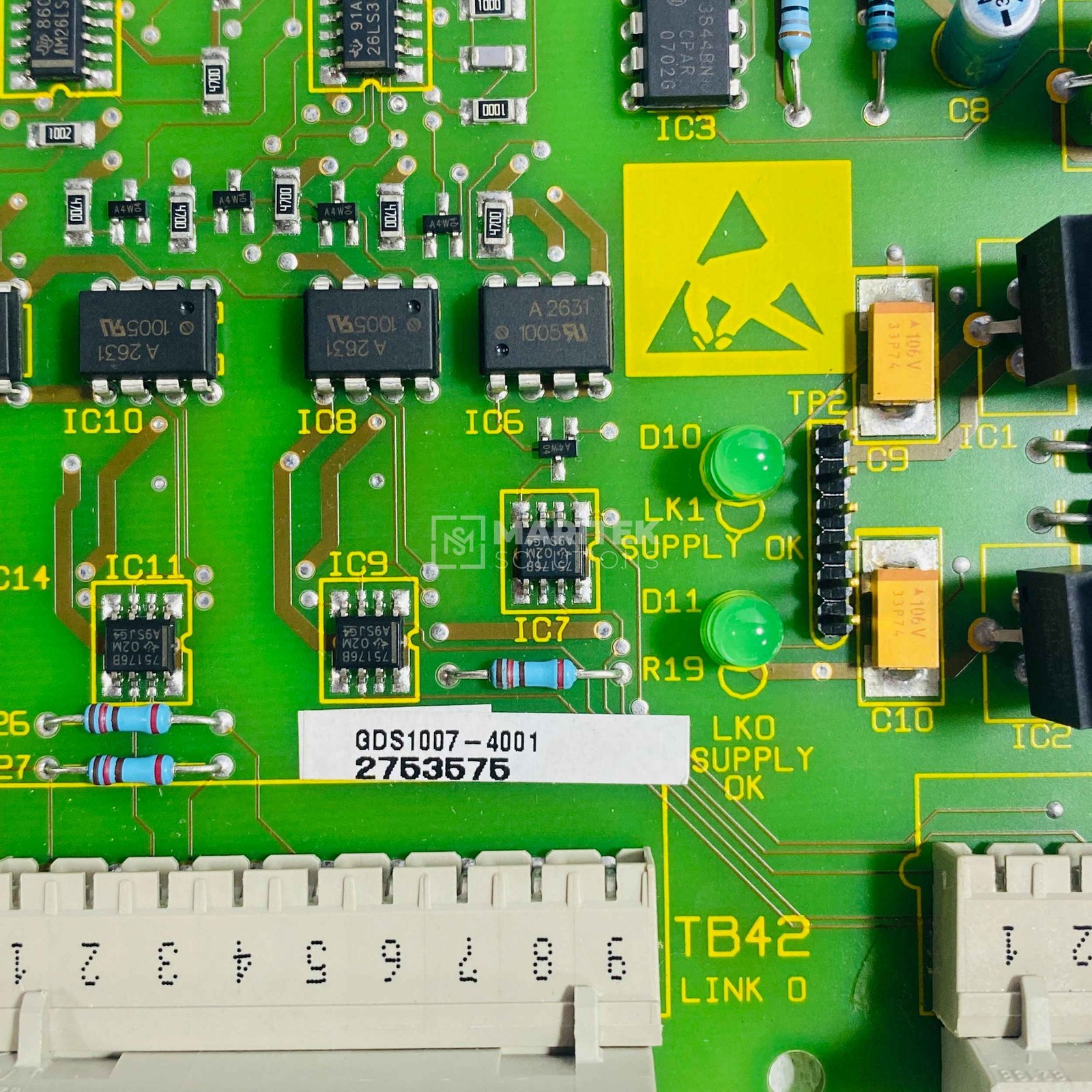 1. GDS1007-4001 (2) Converteam GDS1007-4001 Circuit board