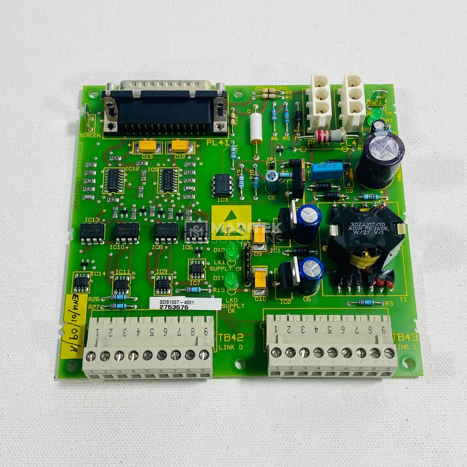 1. GDS1007-4001 (3) Converteam GDS1007-4001 Circuit board