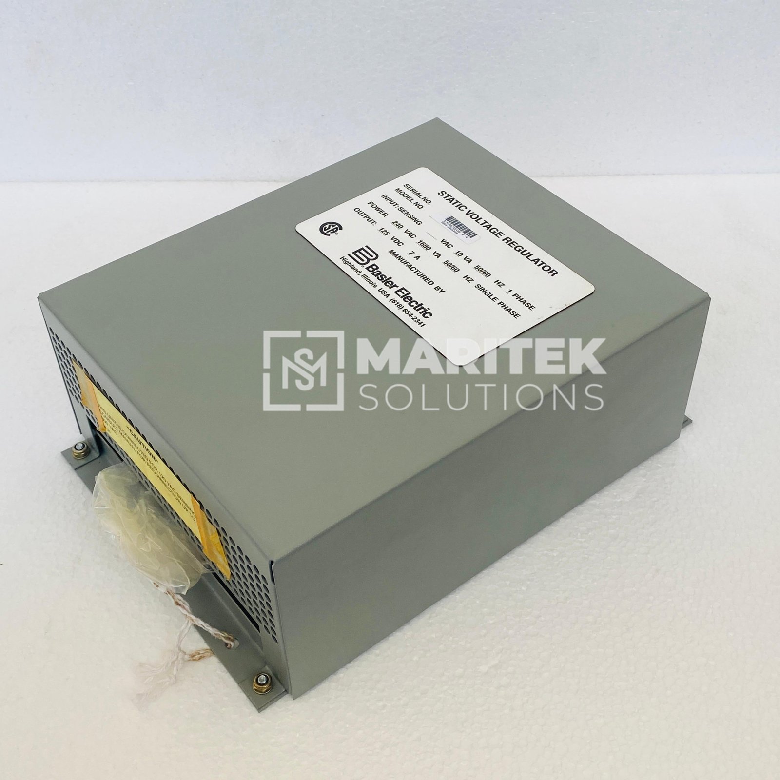 1. SR8A-2B15B3A (5) Basler Electric SR8A-2B15B3A Static Voltage Regulator
