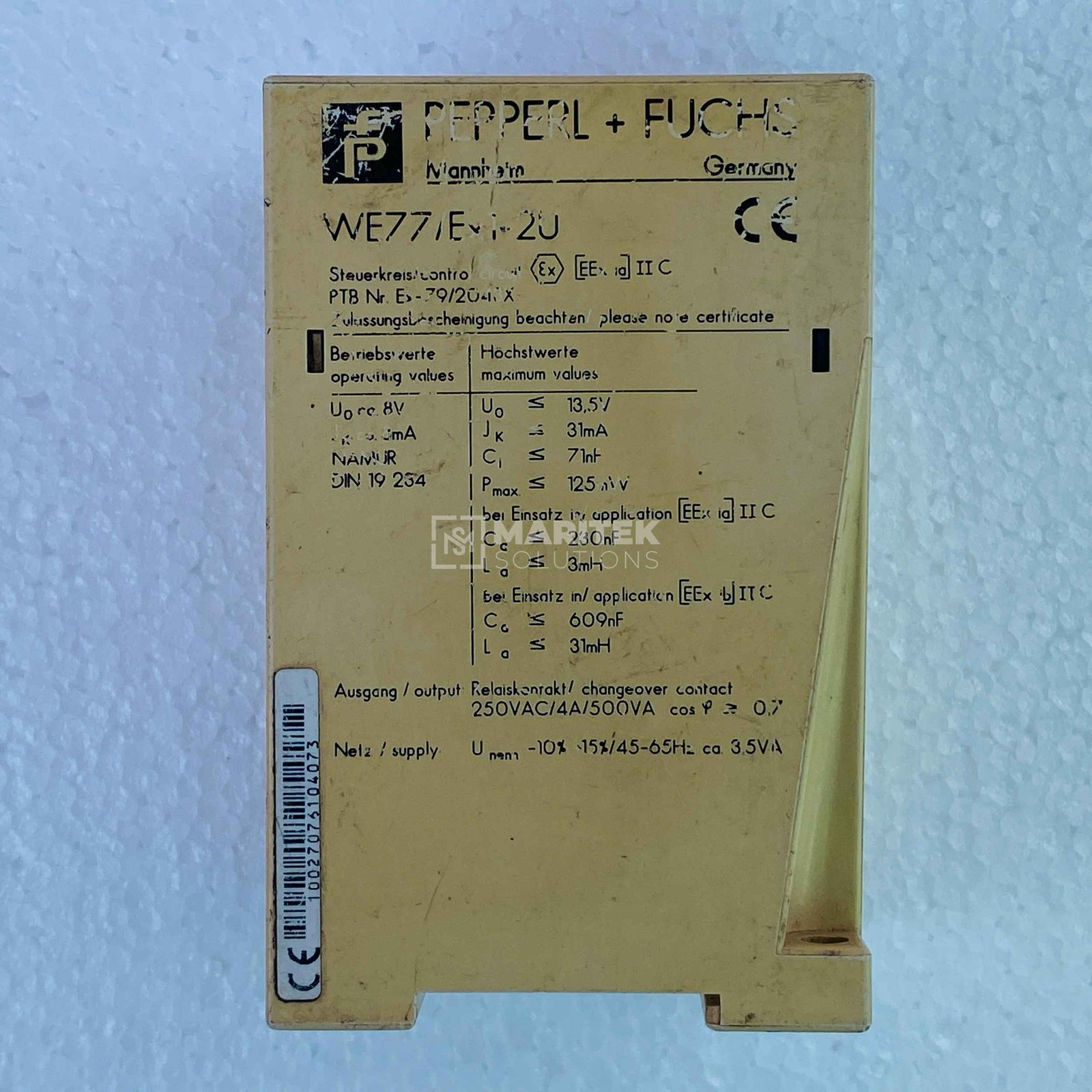1. WE77Ex1-2U (1) Pepperl+Fuchs WE77/Ex-2U Isolated switch amplifier (06341S)