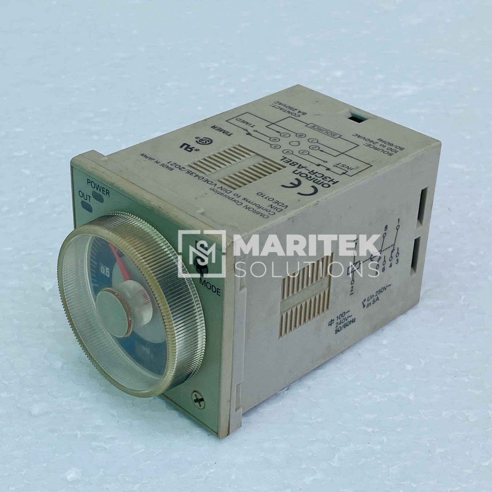10. H3CR-A8EL (4) Omron H3CR-A8EL Solid-State Timer
