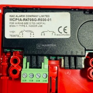 KAC Alarm MCP1A-R470SG-R030-01 Manual call point