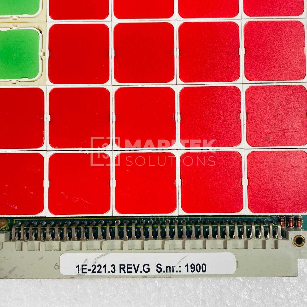 10. NA-1E-221.3 (3) Norcontrol NA-1E221.3 Watch calling panel card