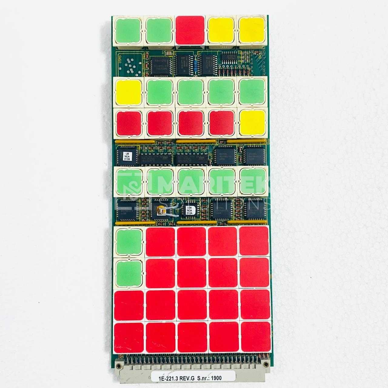 10. NA-1E-221.3 (5) Norcontrol NA-1E221.3 Watch calling panel card