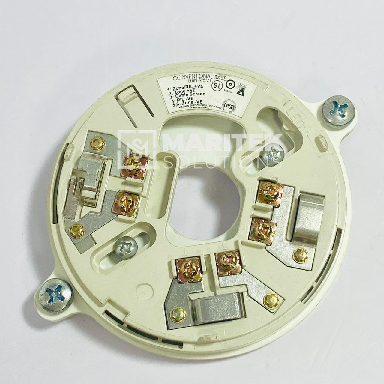 10. YBN-R6M (New) (4) Hochiki YBN-R/6M Conventional Detector Base