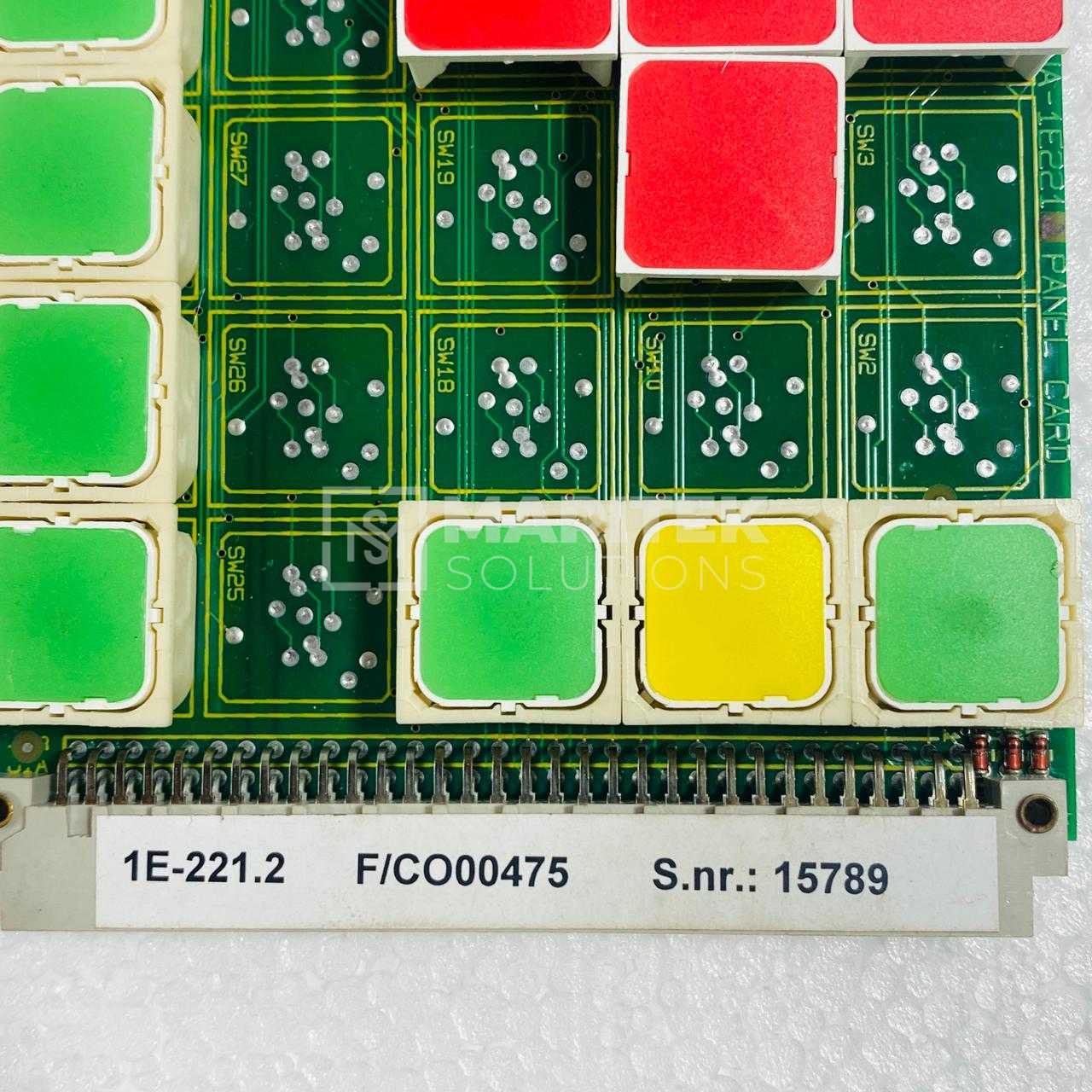 11. NA-1E-221.2 (2) Norcontrol NA-1E221.2 Panel card