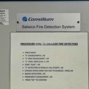 Consilium SG32758-FDS Fire Detection System