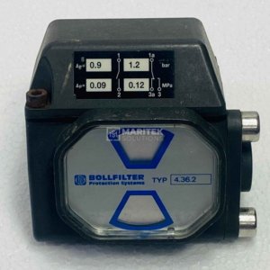 Bollfilter Protection Systems 4.36.2 Differential Pressure Indicator (Range 0.9TO1.2 BAR)